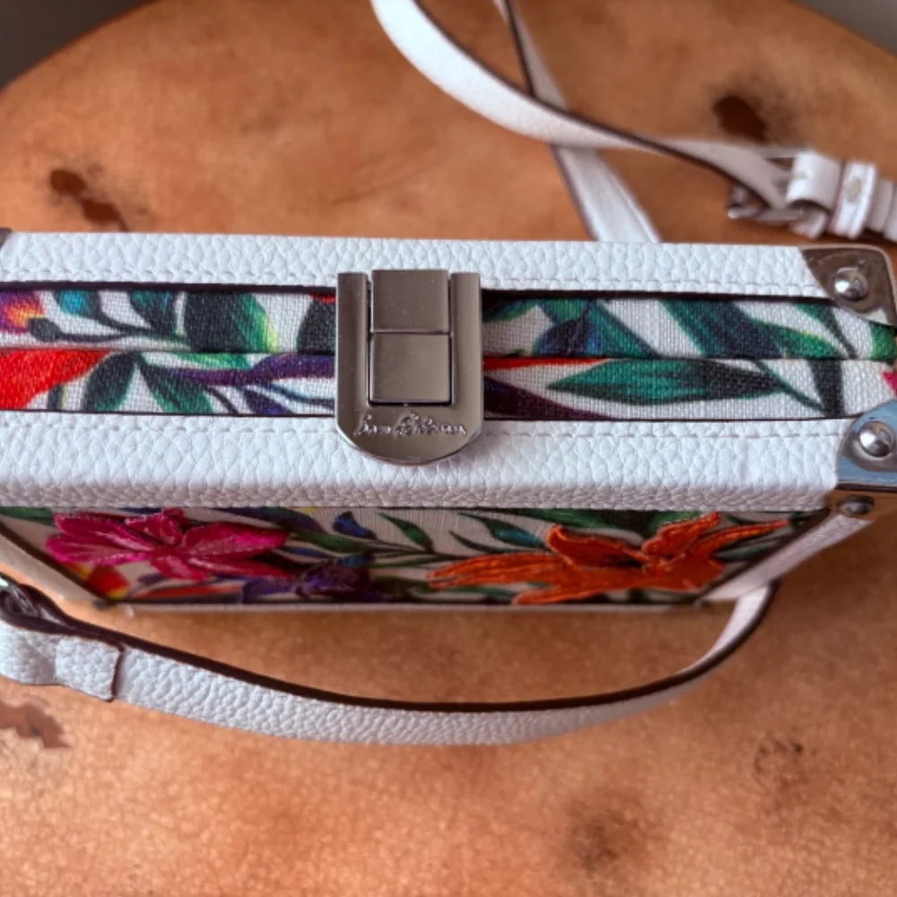 Sam Edelman & Anthropologie Tropical Hardware Clutch - Picture 3 of 11